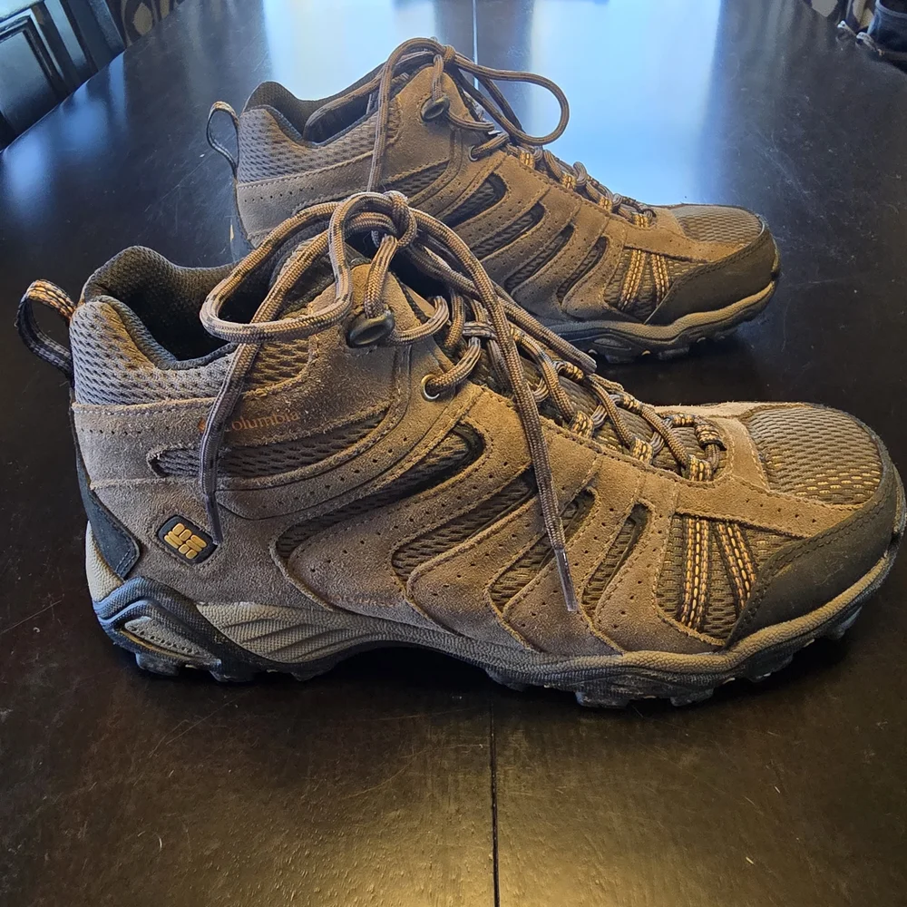 Columbia‎ BM1734-255 Brown Gray Men's Hiking Boots US 10.5 Medium